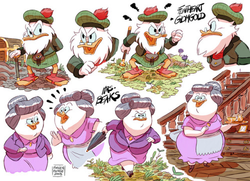 New Ducktales early designs