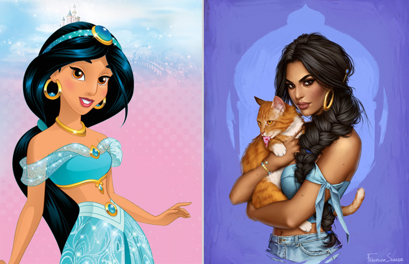 Modern princess Jasmine