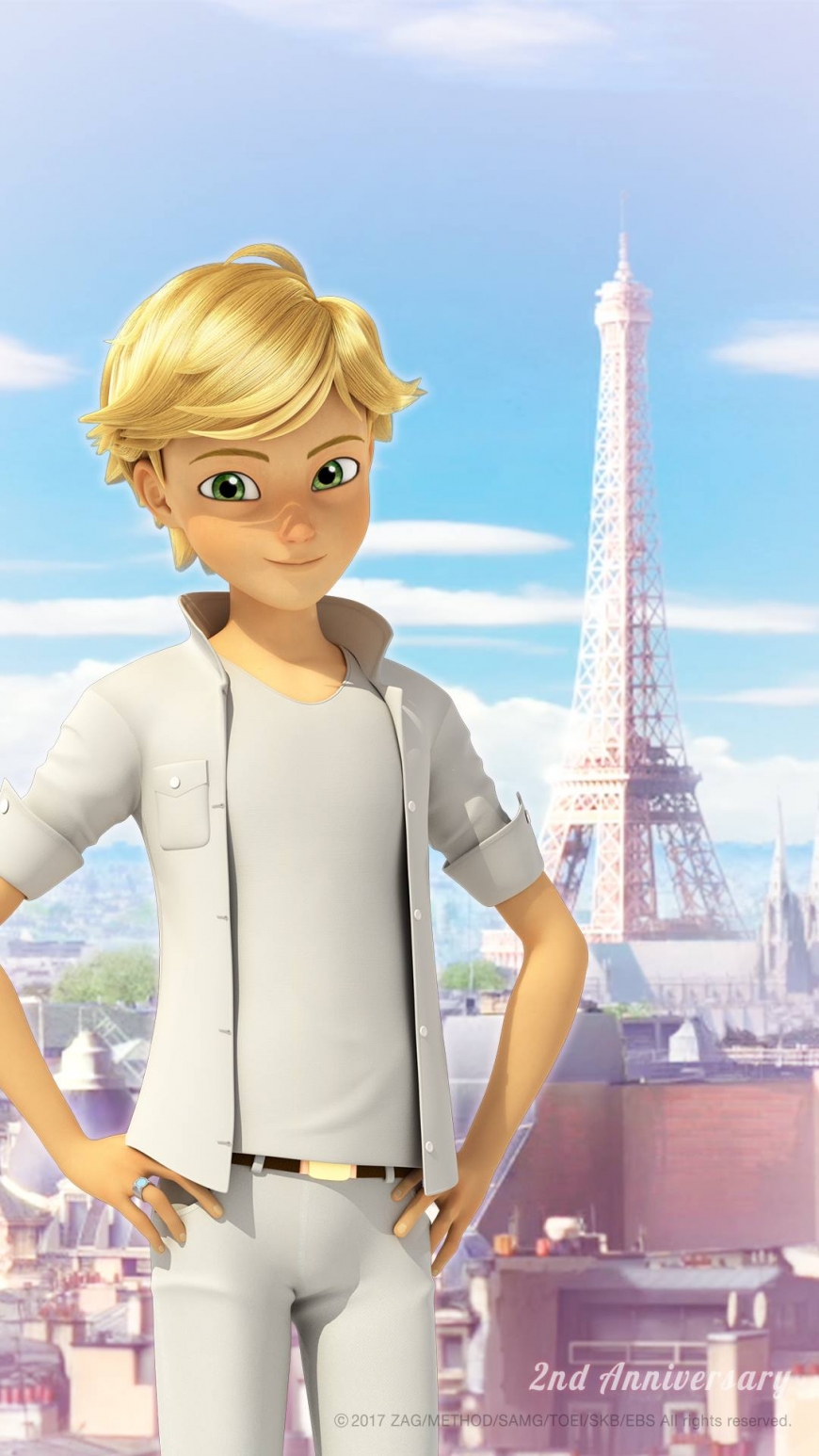 Miraculous Ladybug - Adrian in all white