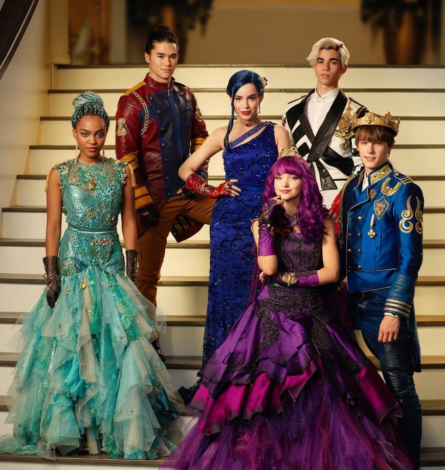 Disney Descendants 2 group cotillion photo