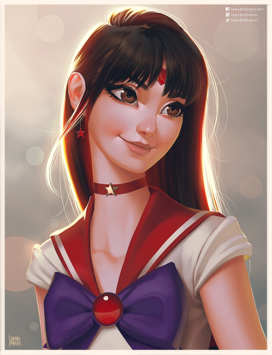 Sailor Moon Beautiful realistic portraits of Sailor Soldiers by 