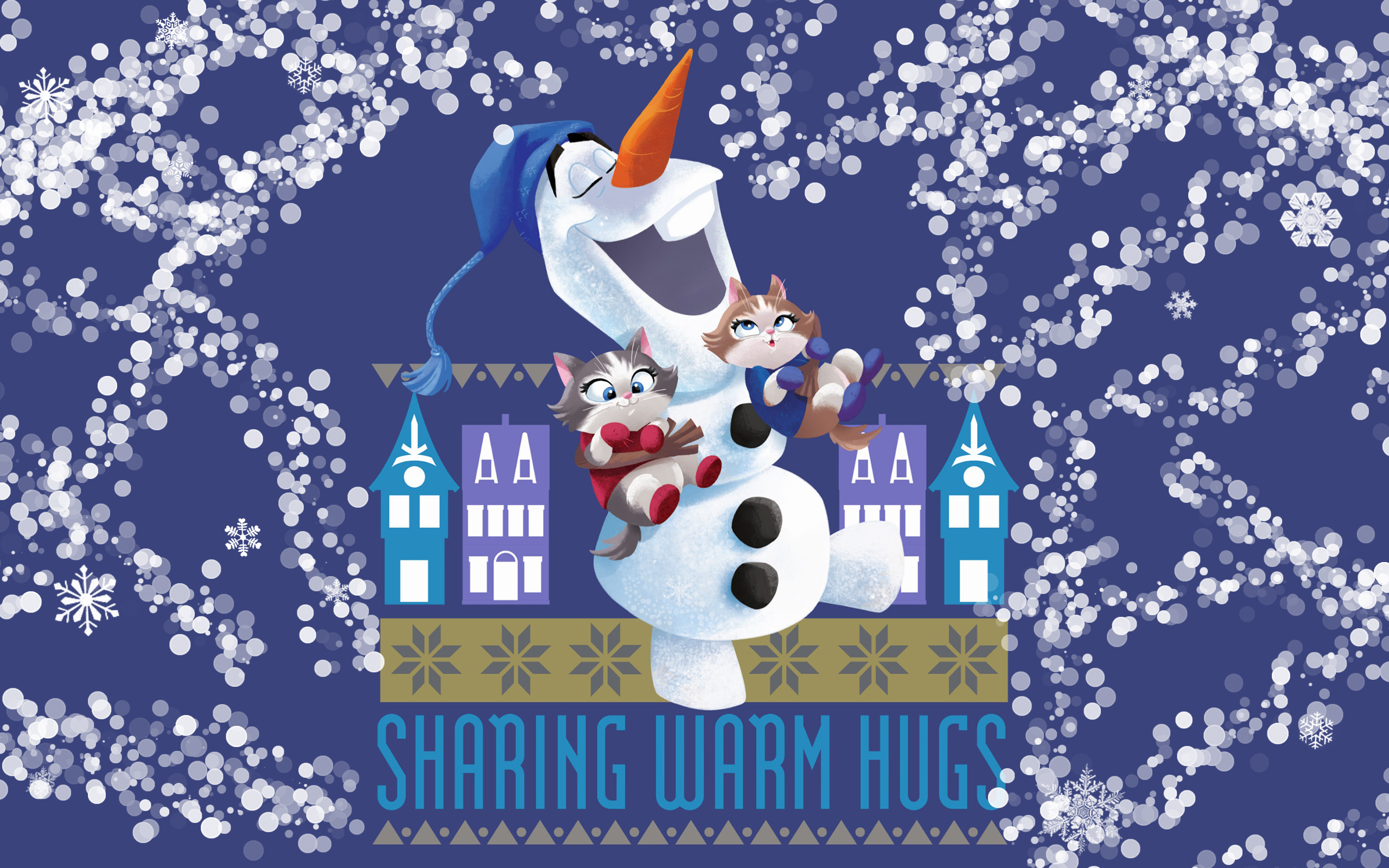 Olaf's Frozen Adventure new wallpapers for winter Holidays 