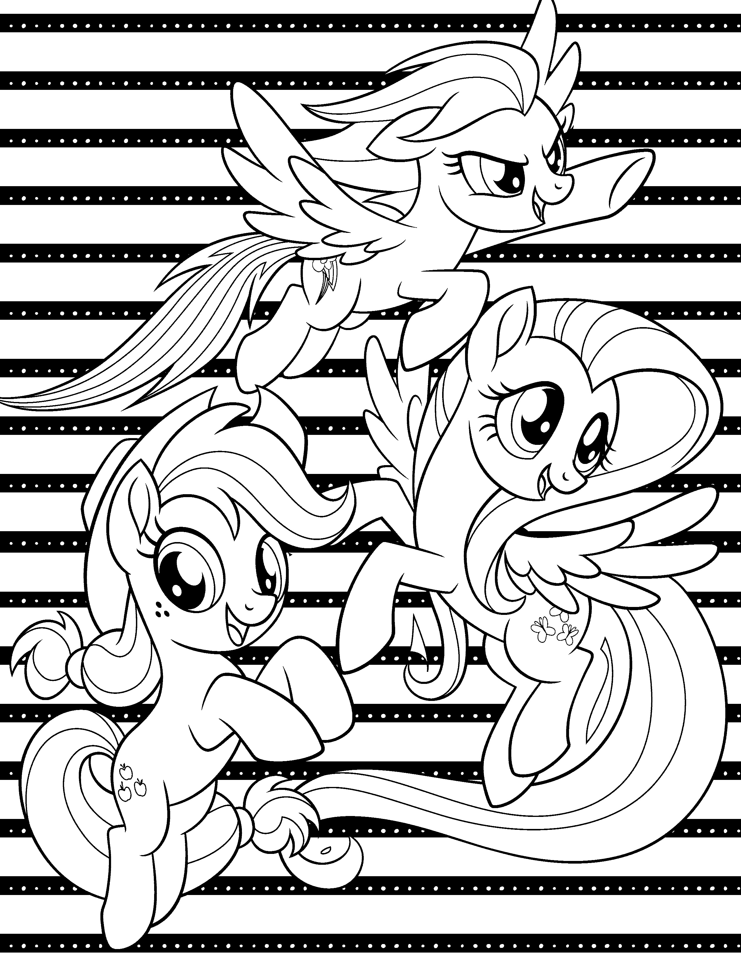 My Little Pony Picture For Coloring