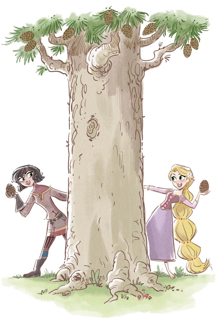 Tangled: The Series - cute illustrations