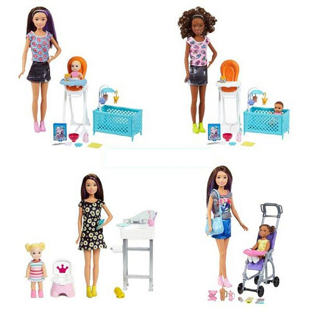 Barbie dolls 2018 New Skipper Babysitter Inc line