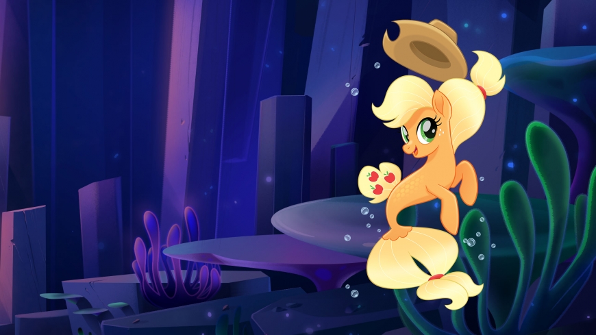 My Little Pony The Movie wallpaper mermaid Applejack