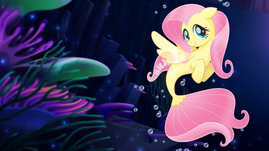 My Little Pony The Movie wallpaper mermaid Fluttershy