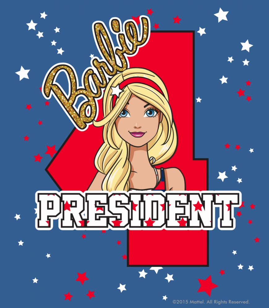 Barbie President art