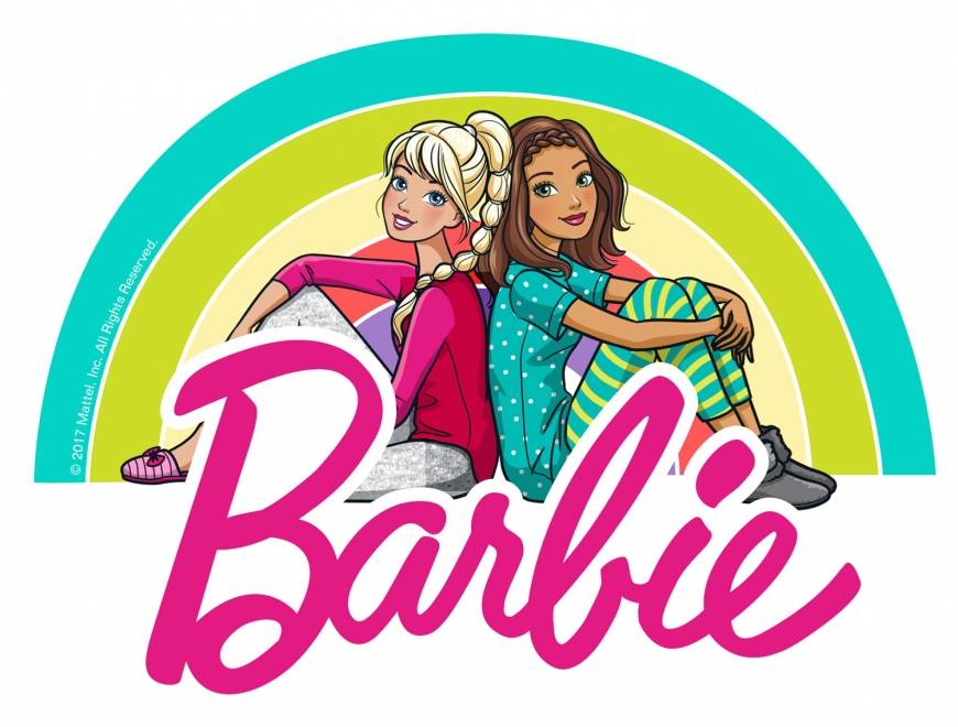Rainbow Barbie art