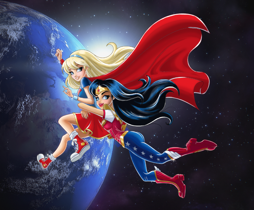 DC Super Hero Girls art