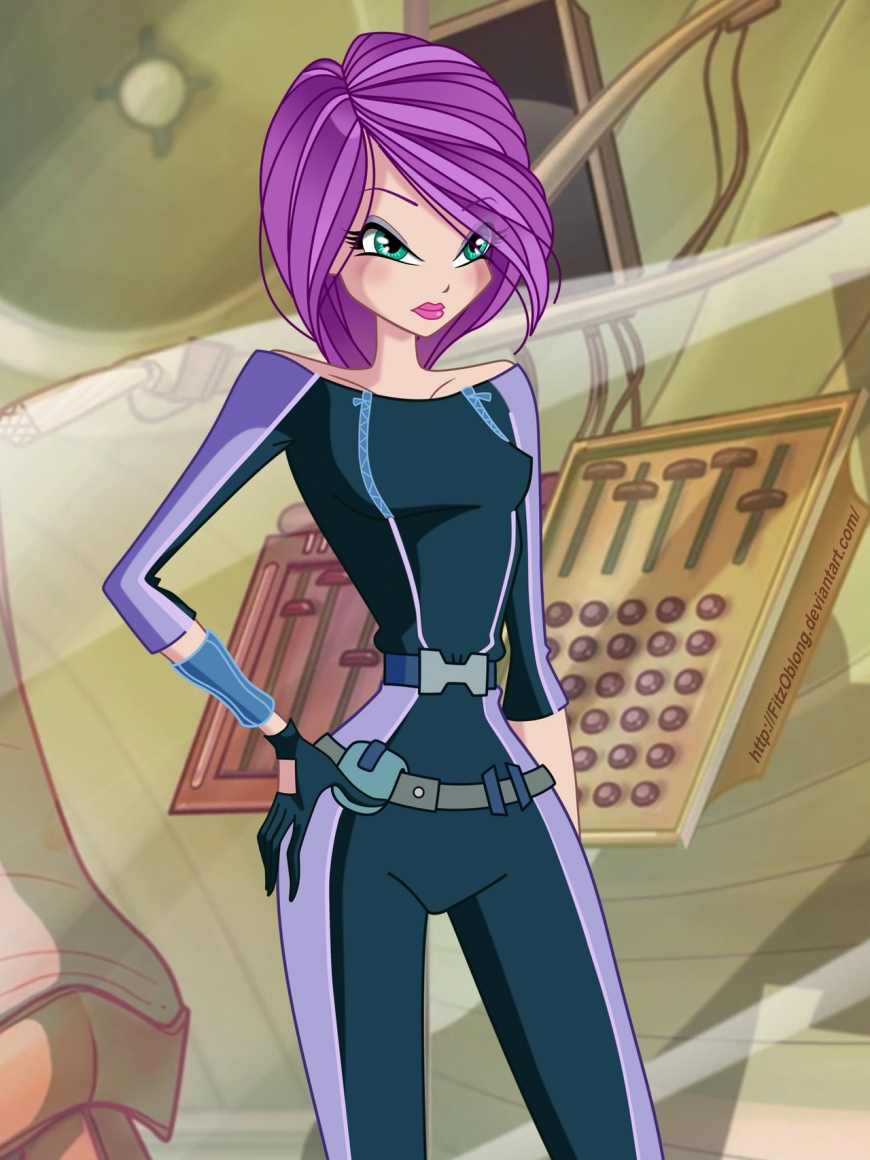 Tecna from World of Winx in spy outfit