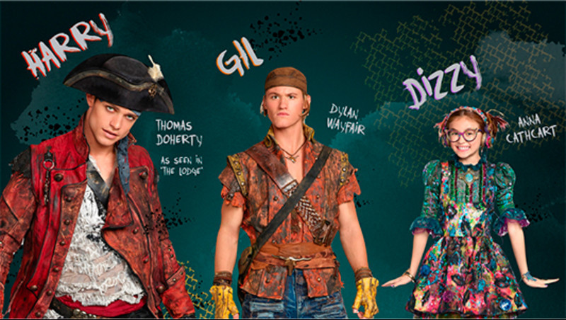 Disney Descendants 2 Dizzy, Harry and Gil