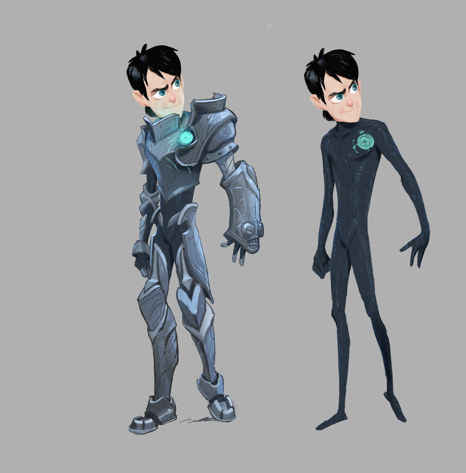 Concept art for Trollhunters.