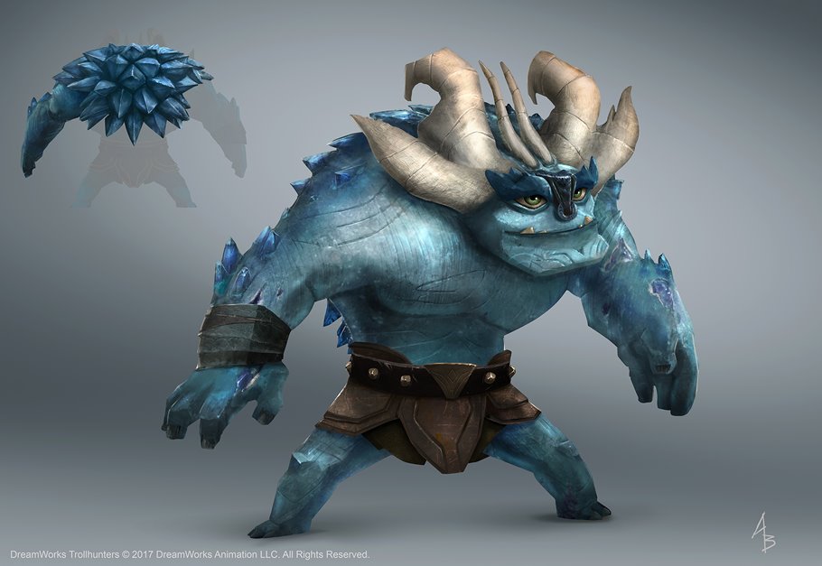 Concept art for Trollhunters.