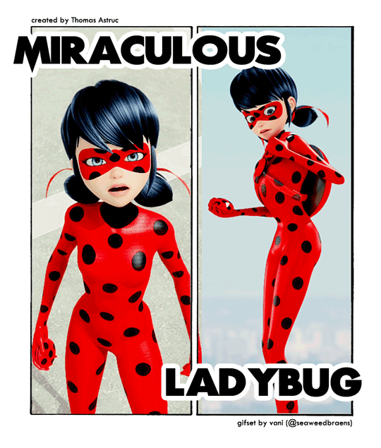 Miraculous Ladybug live manga gifs