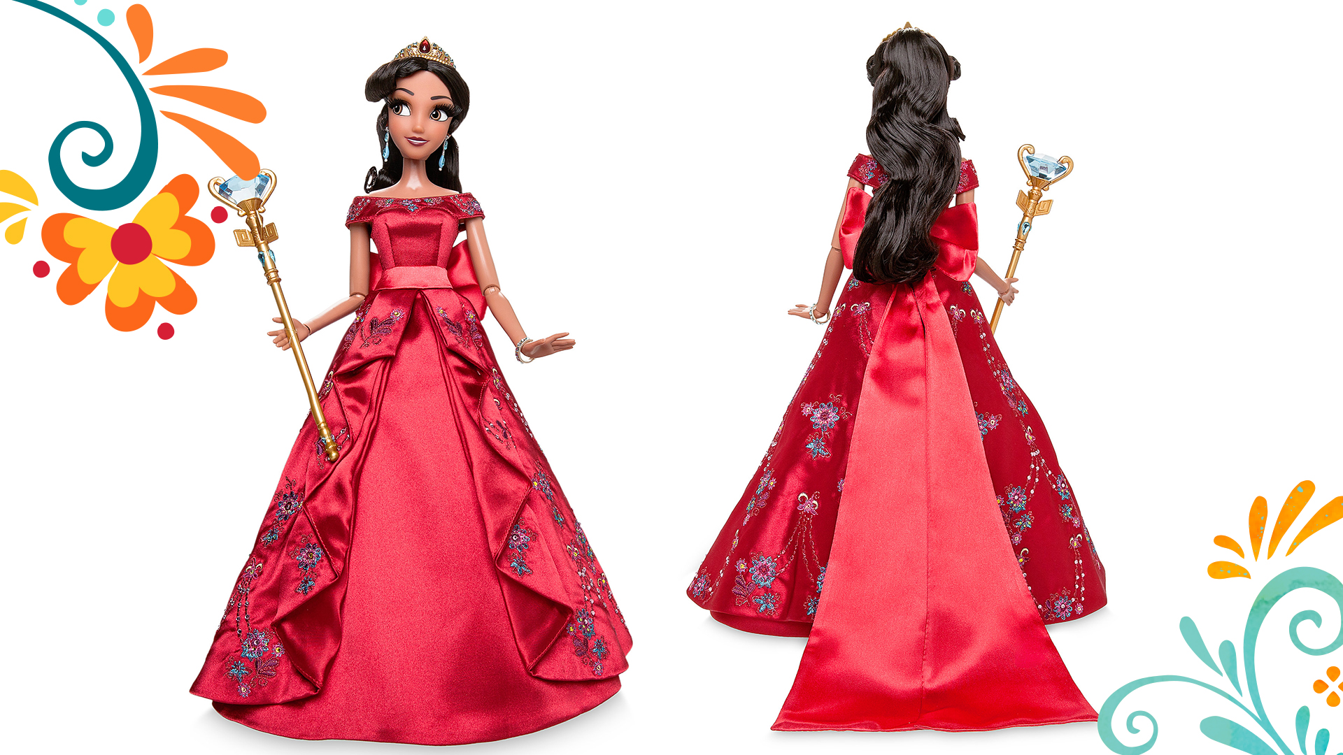 Elena of Avalor Girls' Elena Classic Ball Gown Costume - Walmart.com