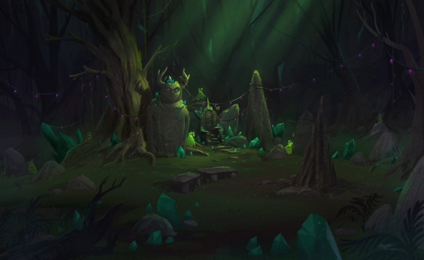 Trollhunters Sketches, Quagawamps' Swamp