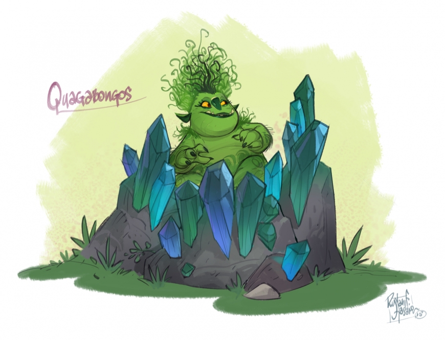 Trollhunters Sketches, Quagawamps' Swamp
