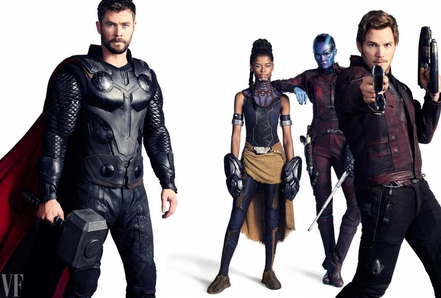 Marvel Universe Vanity Fair heroes photo shoot: Avengers, Guardians of the Galaxy, Doctor Strange, Black Panther and more