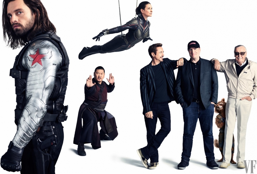 Marvel Universe Vanity Fair heroes photo shoot: Avengers, Guardians of the Galaxy, Doctor Strange, Black Panther and more