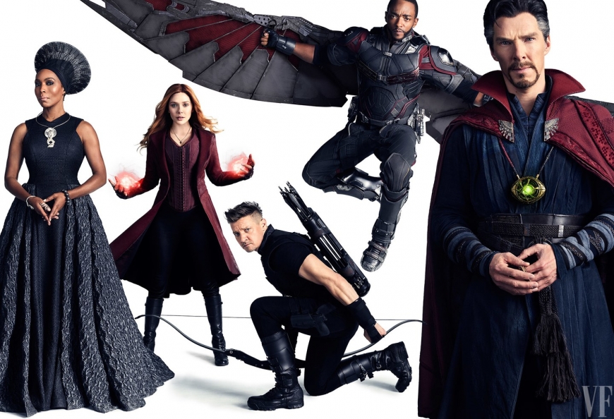 Marvel Universe Vanity Fair heroes photo shoot: Avengers, Guardians of the Galaxy, Doctor Strange, Black Panther and more