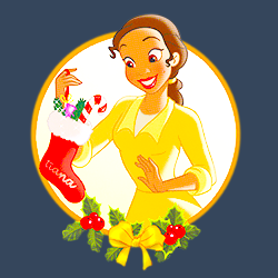 Disney Princess Christmas icons