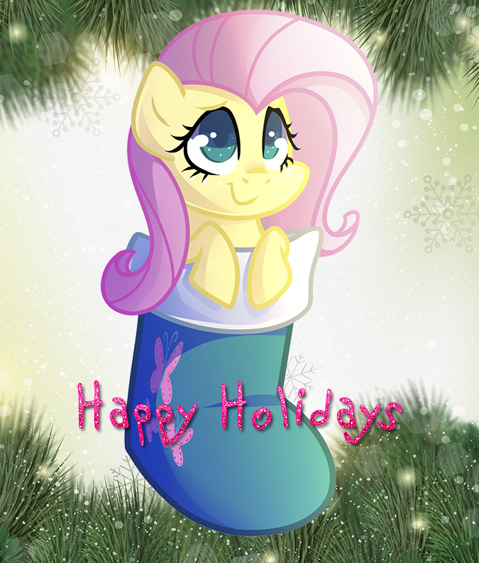 My Little Pony Christmas cards Happy Holidays