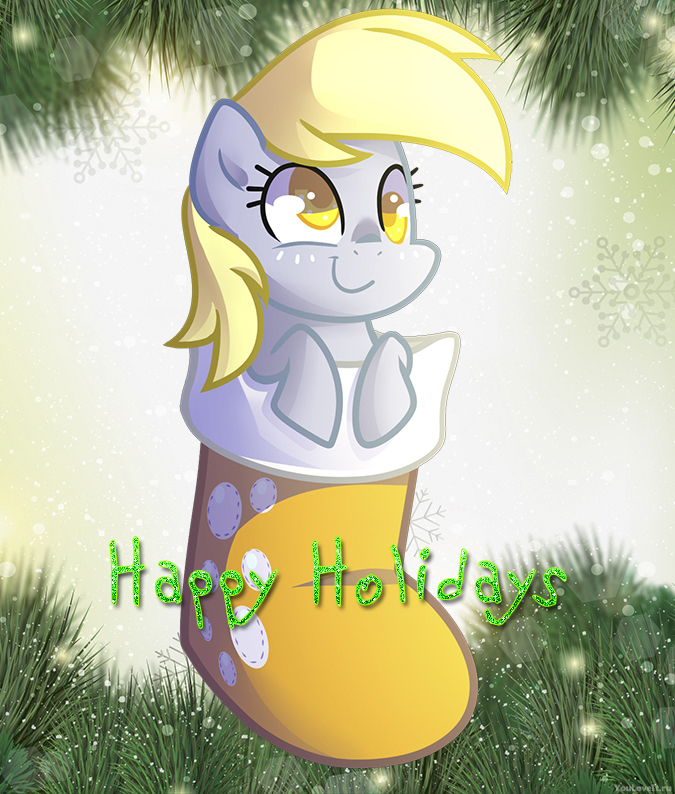 My Little Pony Christmas cards Happy Holidays