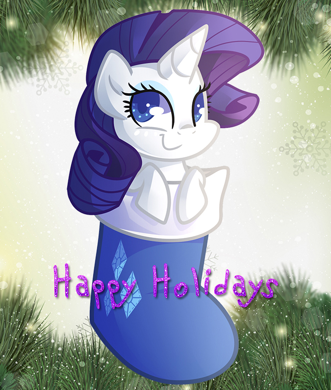 My Little Pony Christmas cards Happy Holidays