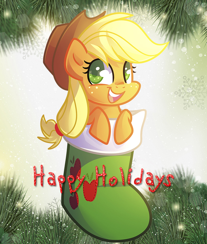 My Little Pony Christmas cards Happy Holidays