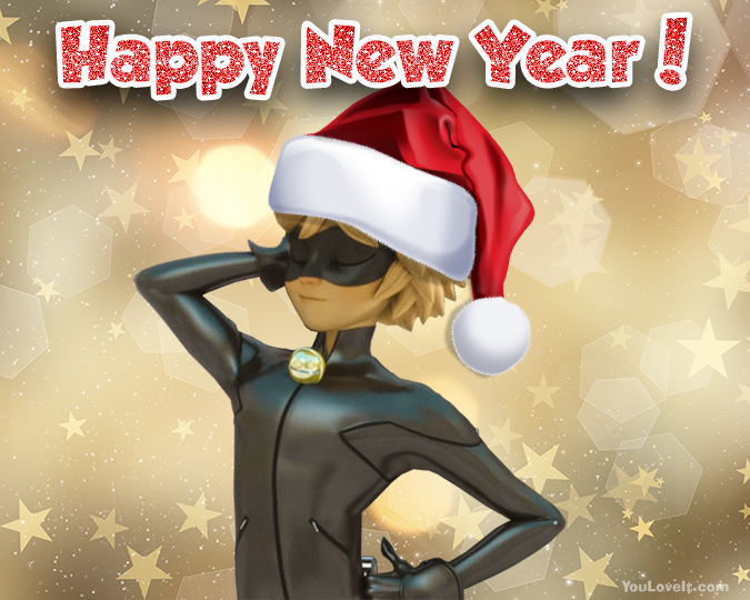 Miraculous Ladybug New Year cards - pictures