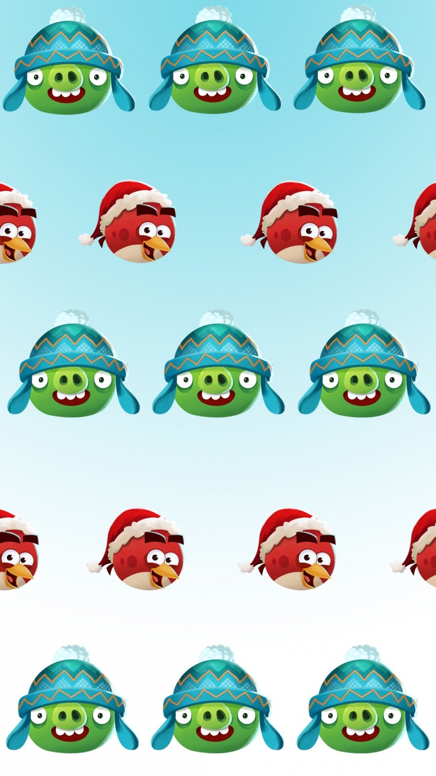Angry Birds holiday wallpapers