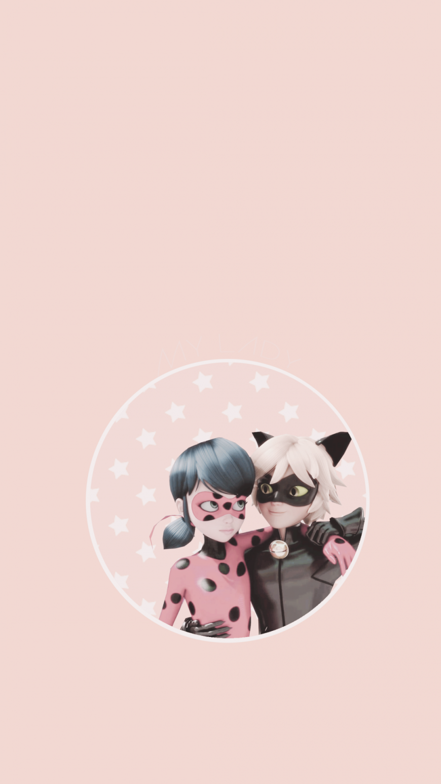 Miraculous Ladybug pastel phone wallpspers