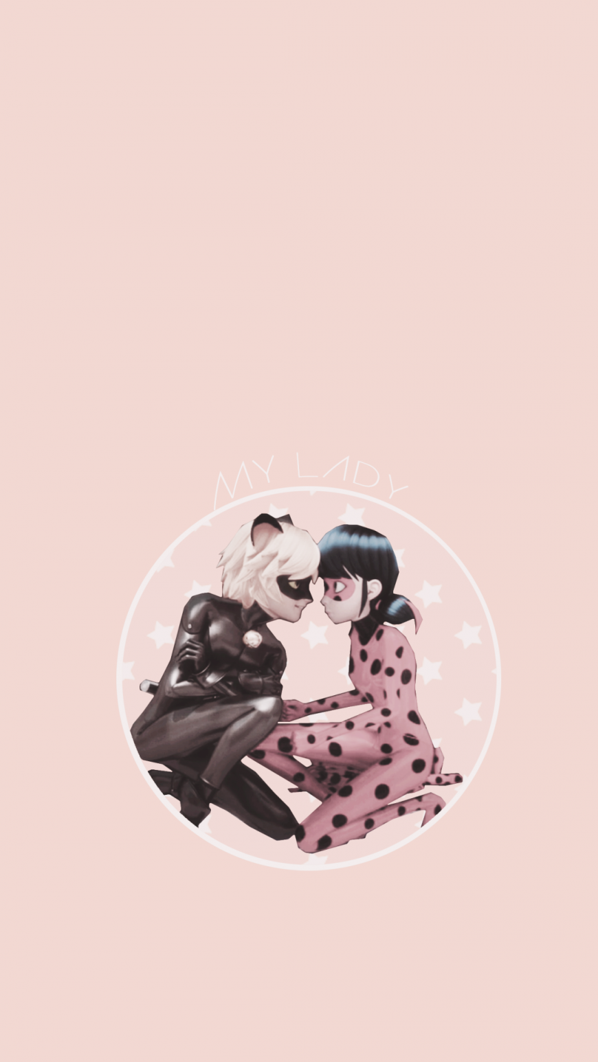 Miraculous Ladybug pastel phone wallpspers