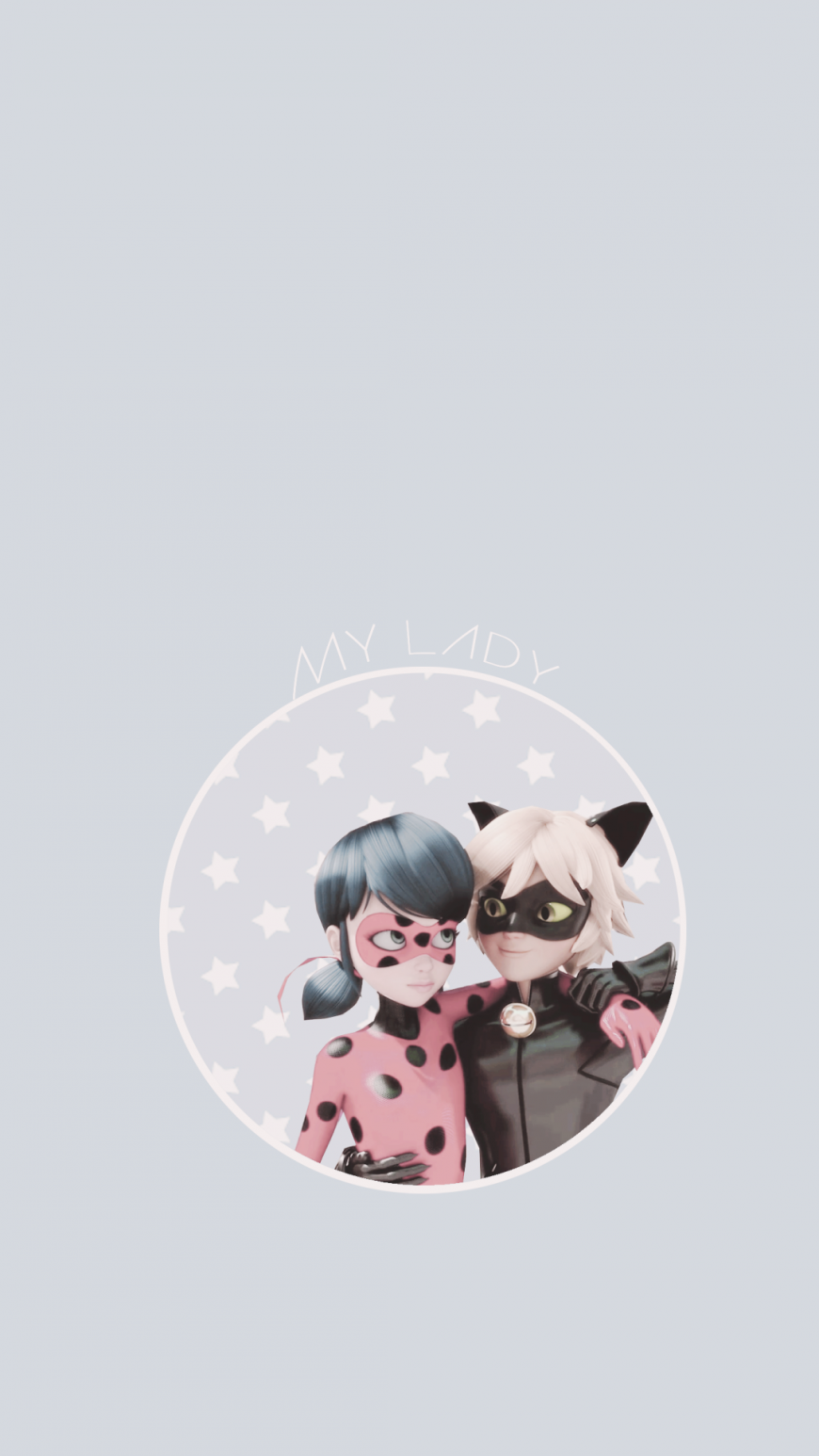 Miraculous Ladybug pastel phone wallpspers