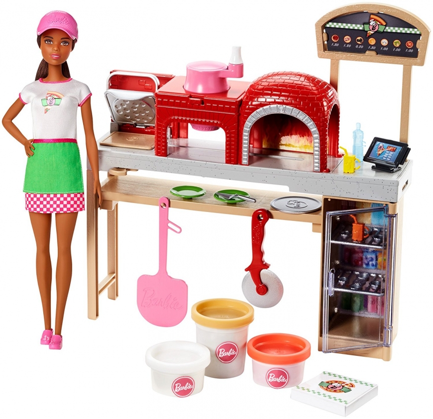 Barbie pizza backery set