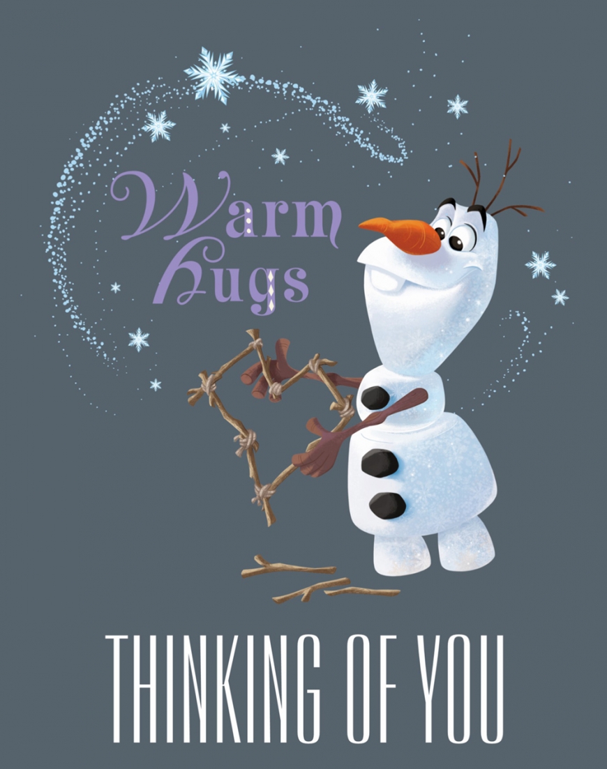 Olaf's frozen adventure christmas card holiday greeting