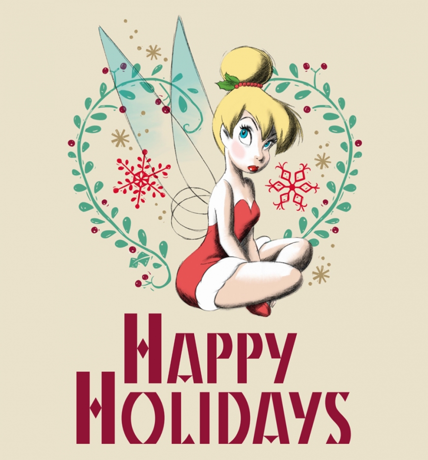 Disney Fairies Tinker Bell Merry Christmas pictures