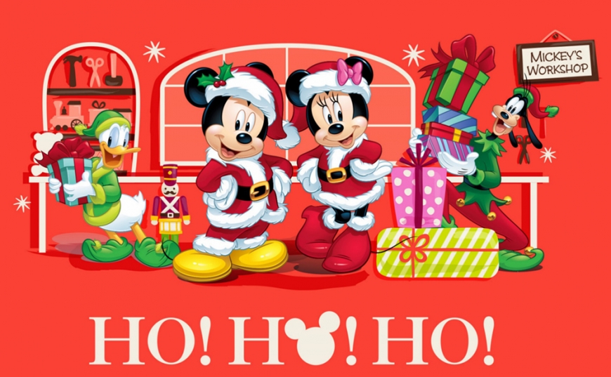 Mickey Mouse christmas greeting