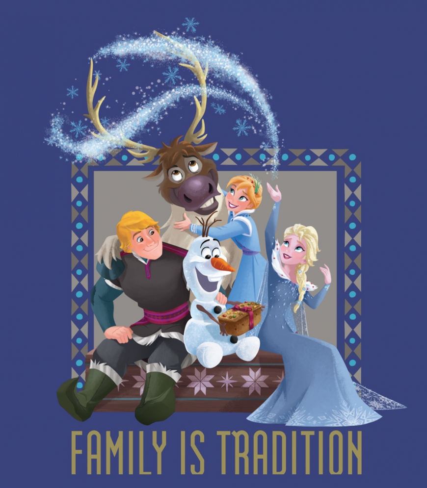 Olaf's frozen adventure christmas card holiday greeting