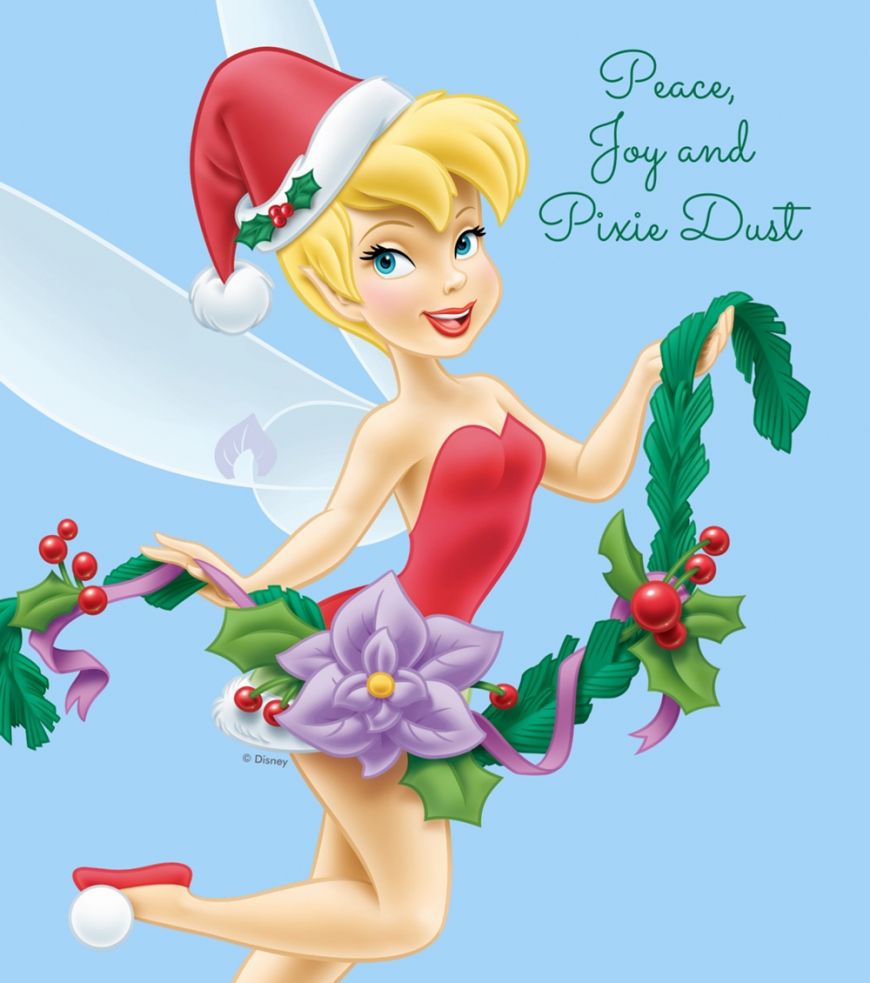 Disney Fairies Tinker Bell Merry Christmas pictures