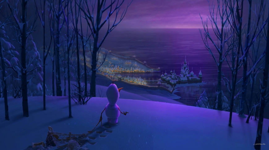 Olaf's Frozen Adventure concept arts