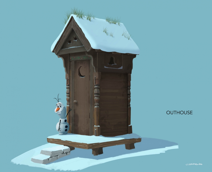 Olaf's Frozen Adventure concept arts