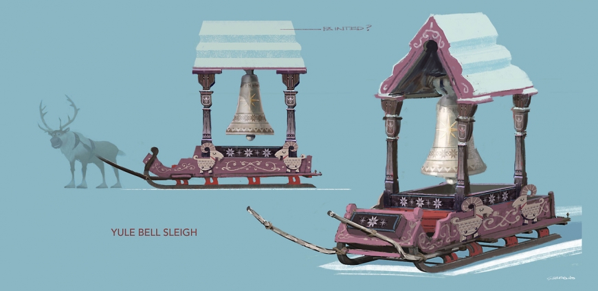 Olaf's Frozen Adventure concept arts