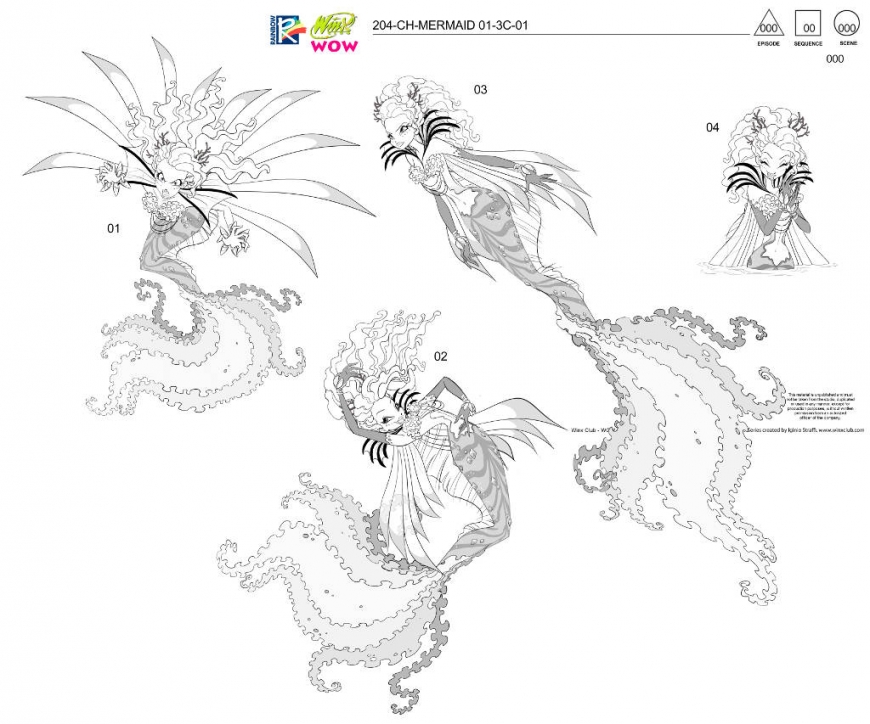 World of Winx concept art