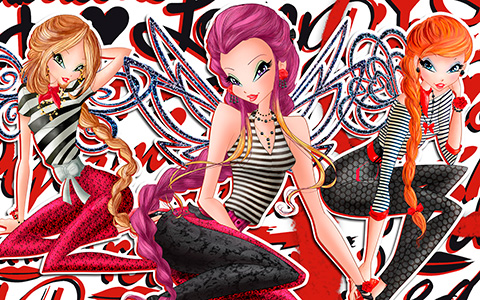 Winx Club in World of Winx and couture style wallpapers