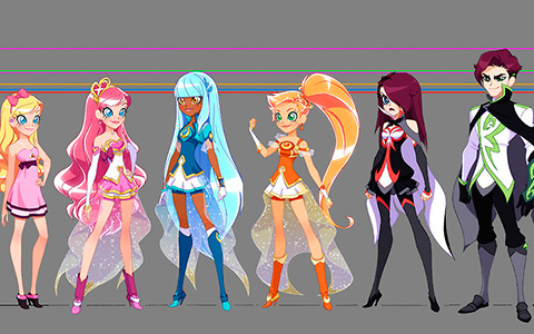 Lolirock Trivia: Main Characters Line Up