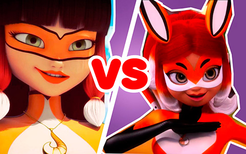 Miraculous Ladybug: Volpina VS Rena Rouge