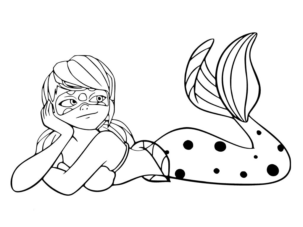 Miraculous Ladybug coloring pages.