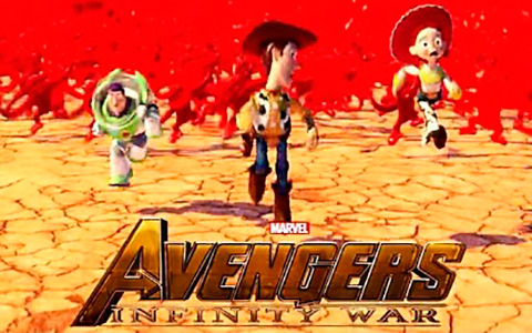 Avengers: Infinity War trailer with Disney and Pixar characters